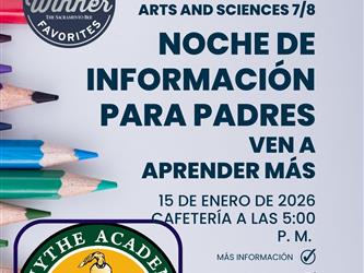 Parent information night. Jan 15th